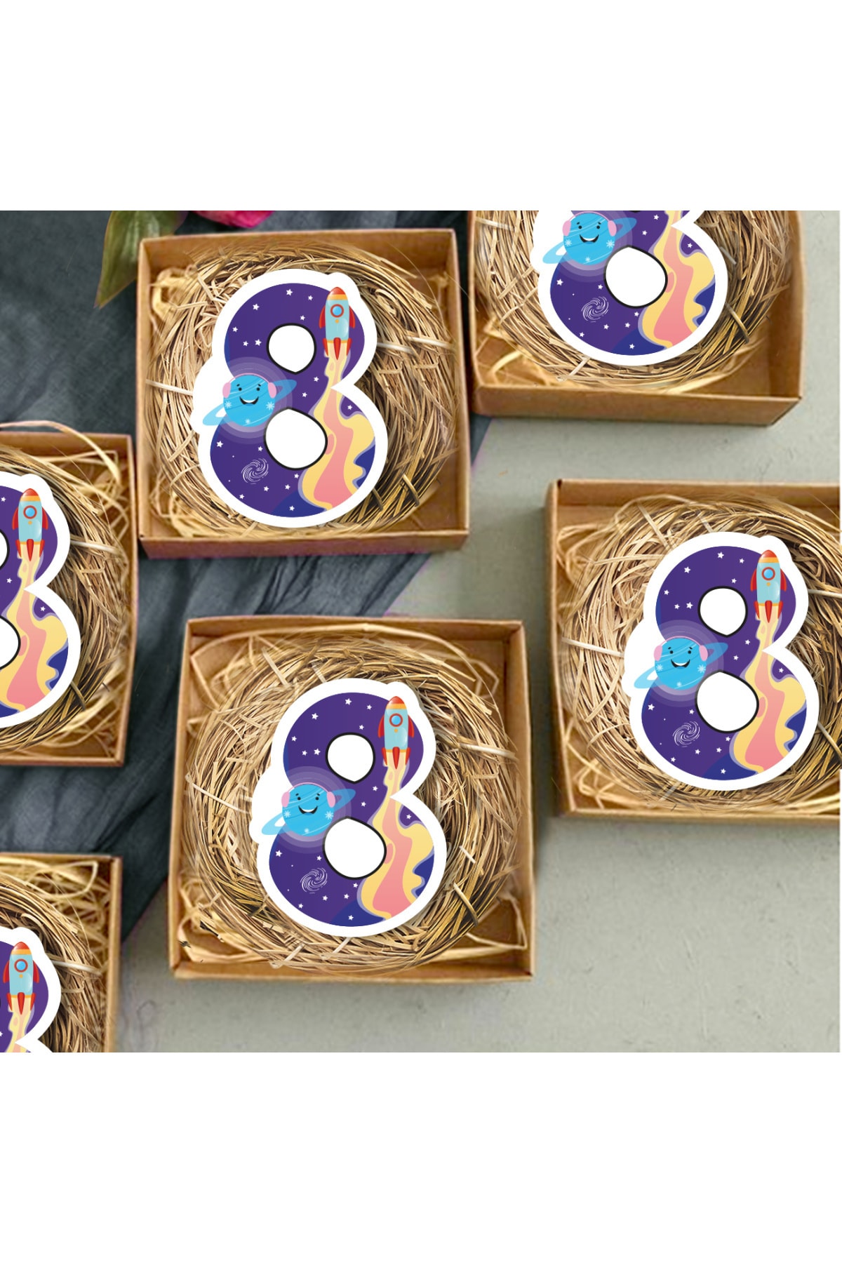 instababyrooms Sevimli Bebek Magnetler 20 Li Denizci Sayılar Serisi 8 2.set Model 120