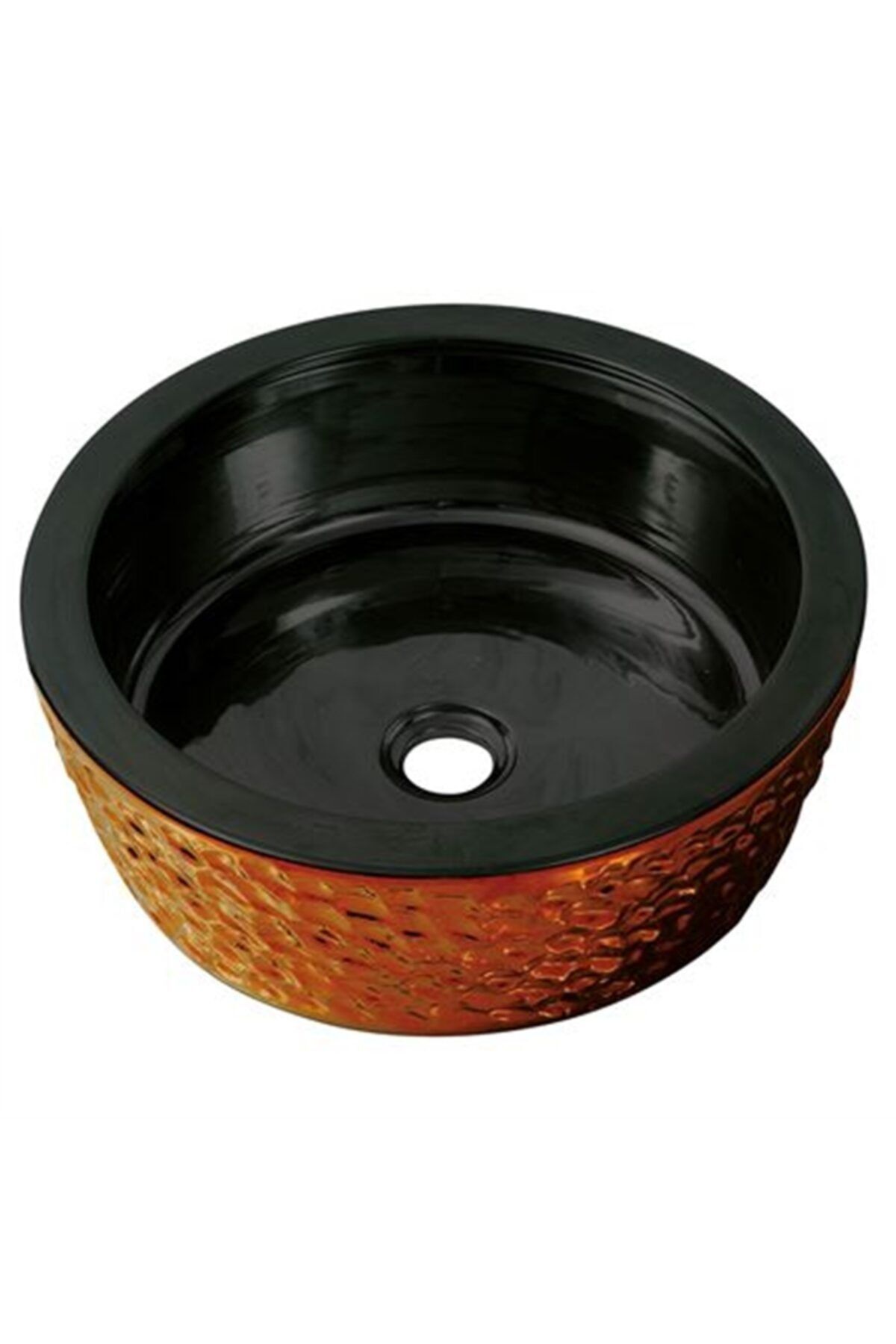 Newarc Tezgah Üstü Oval Kahverengi Lavabo