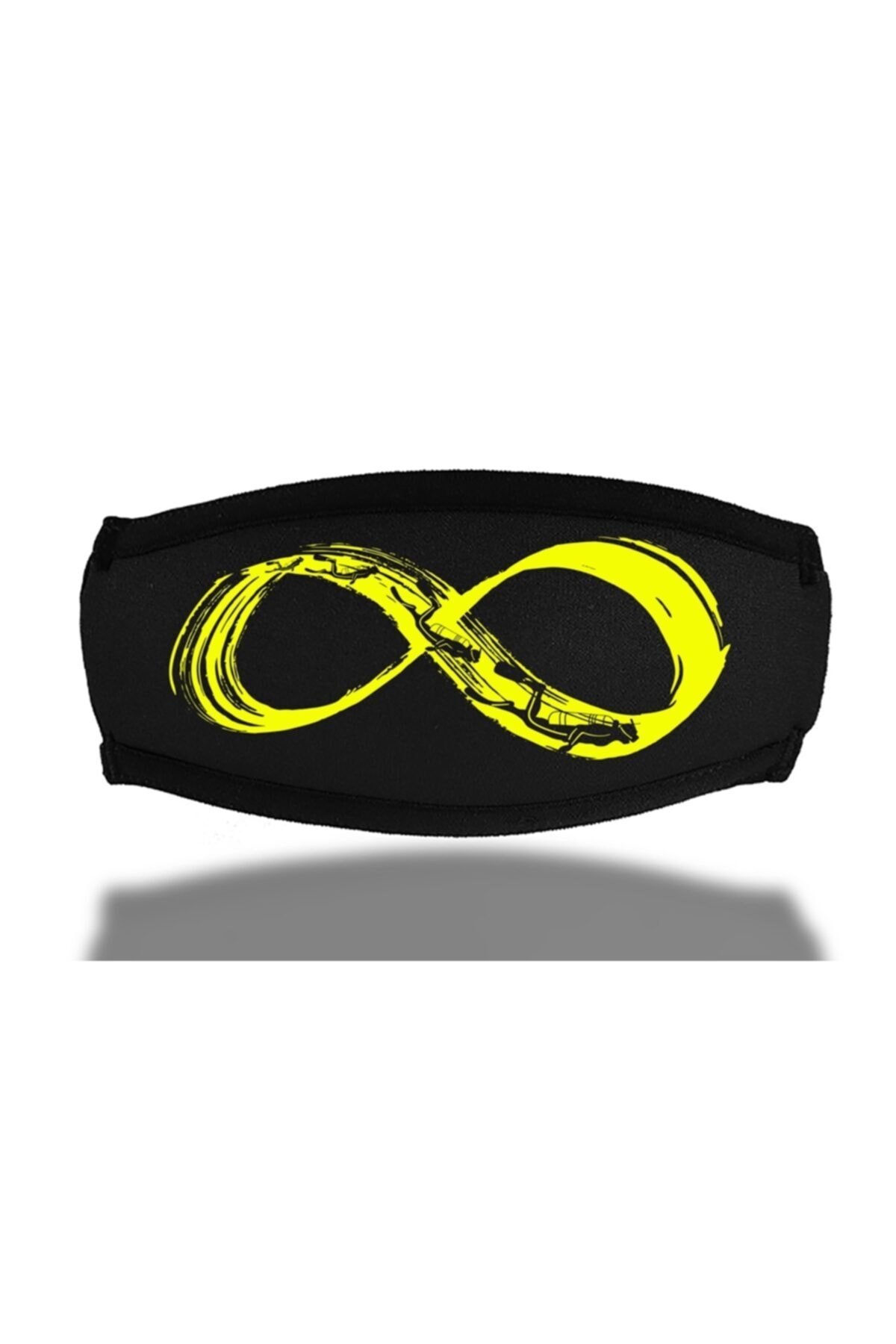 SCUBAPROMO Sonsuzluk Infinity Sarı Maske Bandı