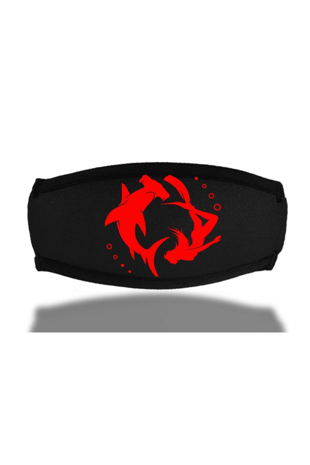 SCUBAPROMO Shark Women Scuba Maske Bandı