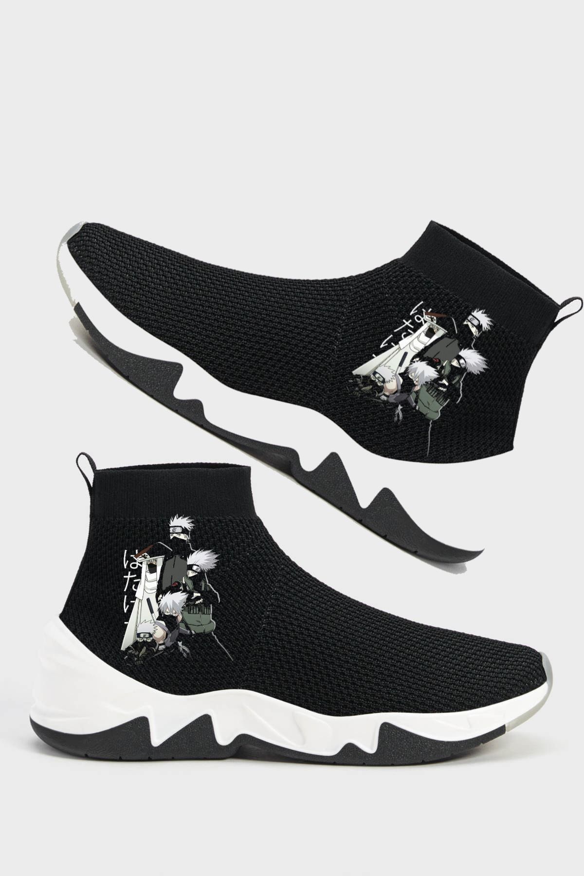 Art's Kakashi Team Anime Unisex Çorap Formlu Sneaker Ayakkabı