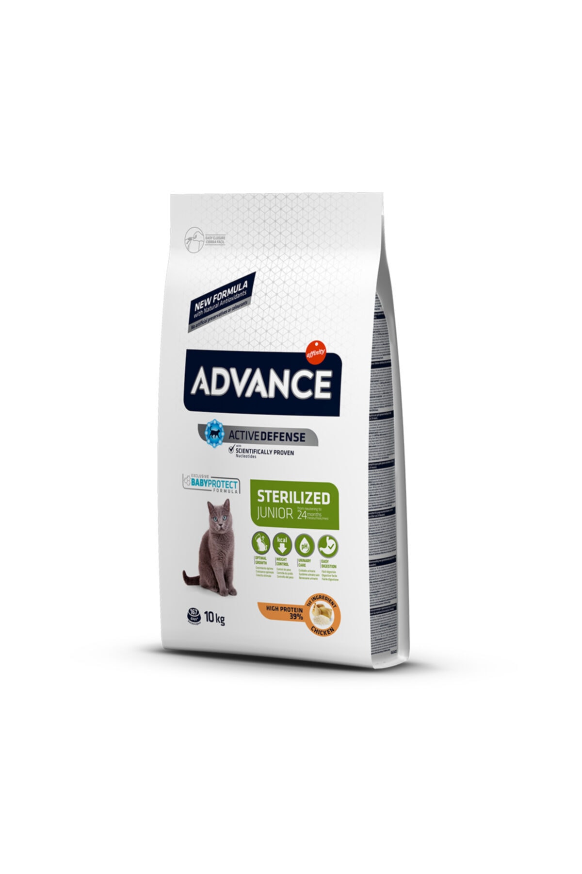 Advance Junior Sterilized Tavuklu Kısır Kedi Maması 10 Kg