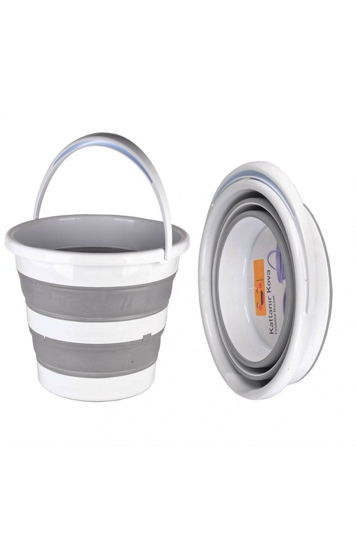 LarinHome Pratik Katlanabilir Su Kovası 12,8 Lt