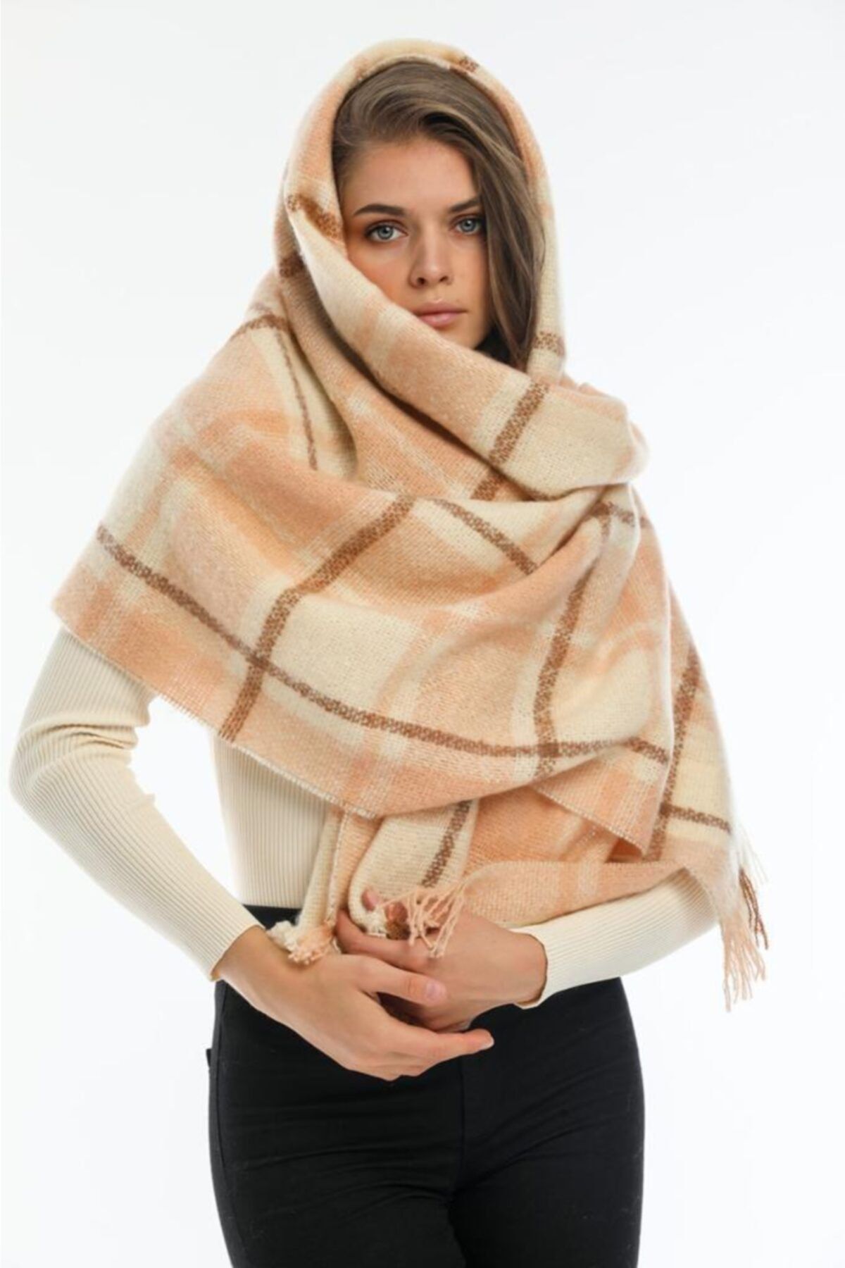 laviyonsa Etnik Model Şal Atkı