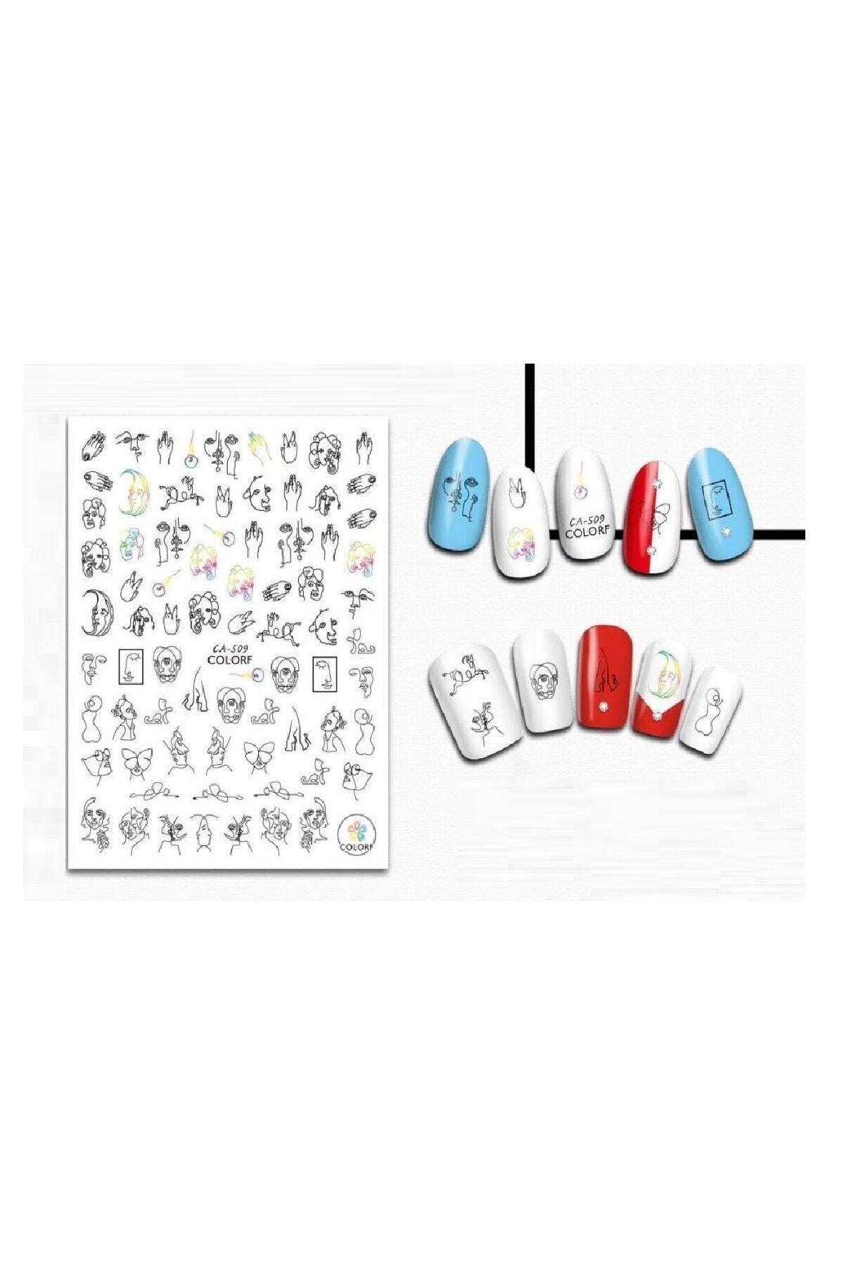 Venalisa Tırnak Sticker Nail Art Süsleme Etiket Ca509