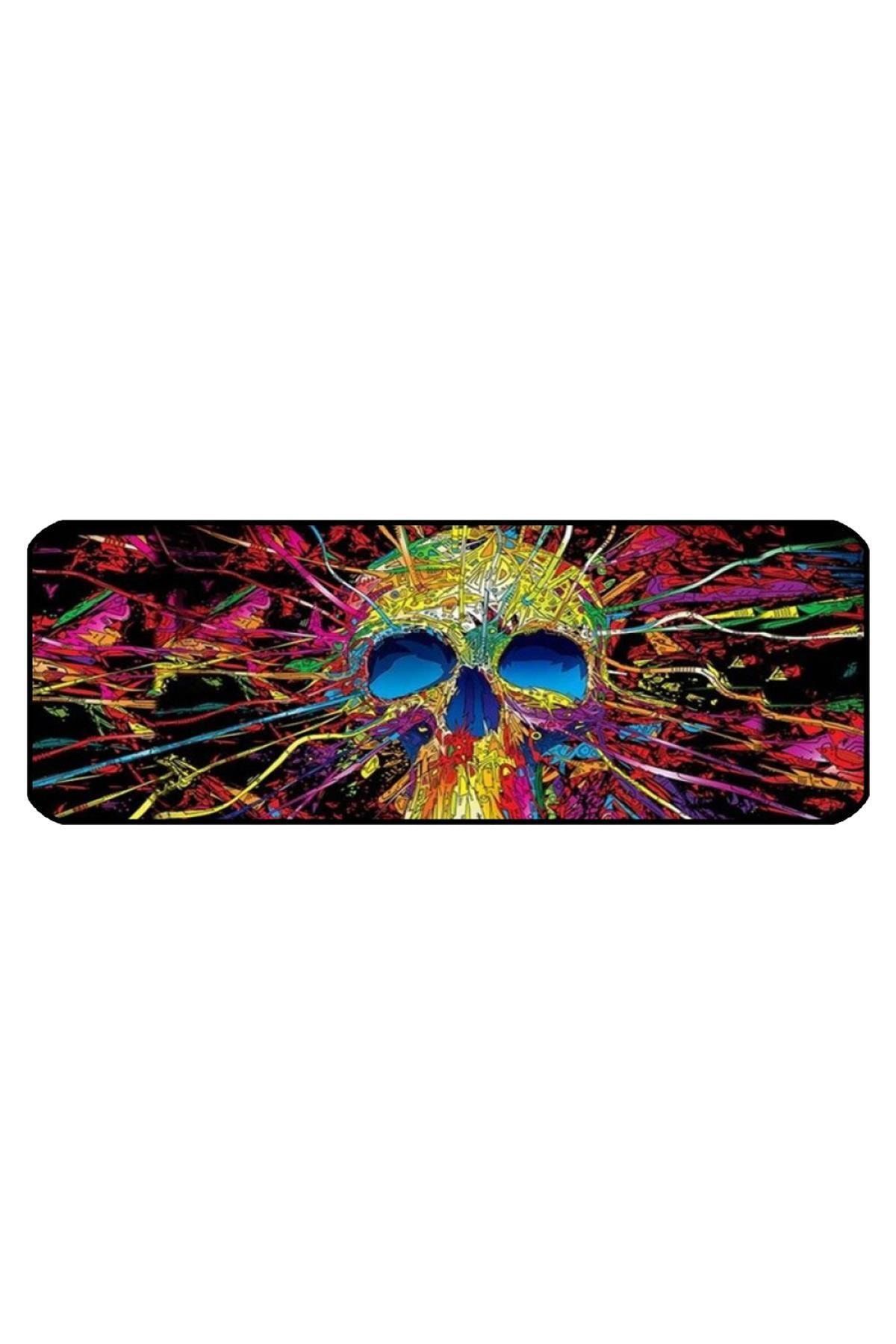 Gamingpadci 70x30 cm Kurukafa Dikişli Kaydırmaz Taban Speed Ver Mouse Pad Oyuncu Gaming