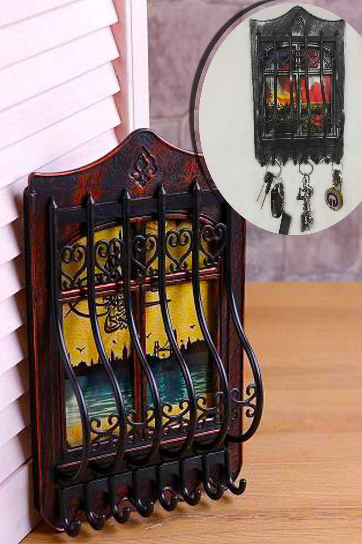 Helen's Home 8'li Dekoratif Anahtar Askısı