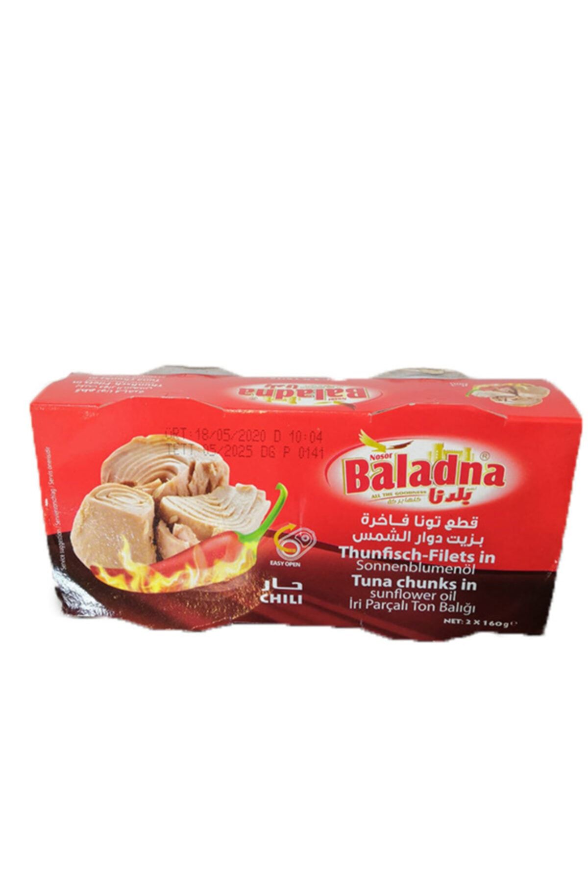 Halloum Baladna Ton Balığı Acılı 2'li X 160 Gr