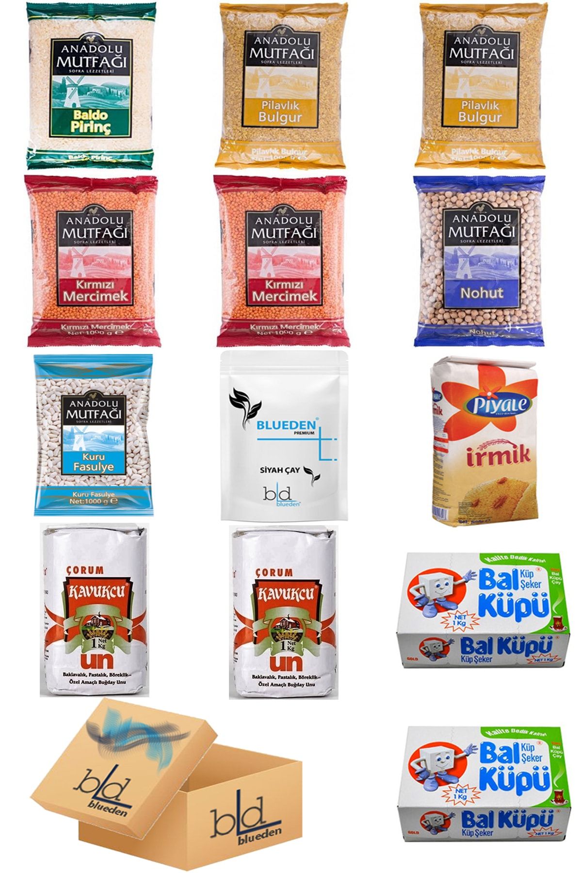 Blueden Ramazan Erzak Paketi 13 Parça 106 Nolu Paket