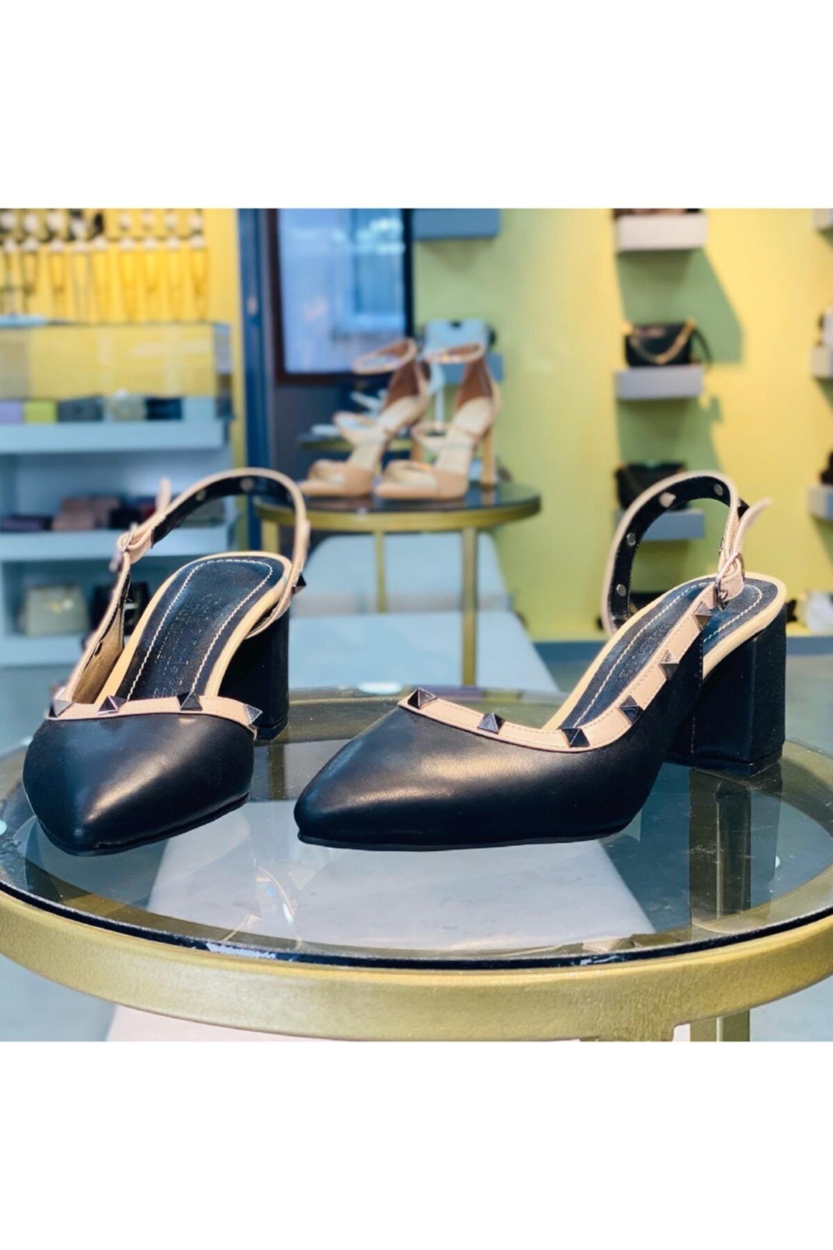 TANSU YEŞİL Stiletto Topuklu
