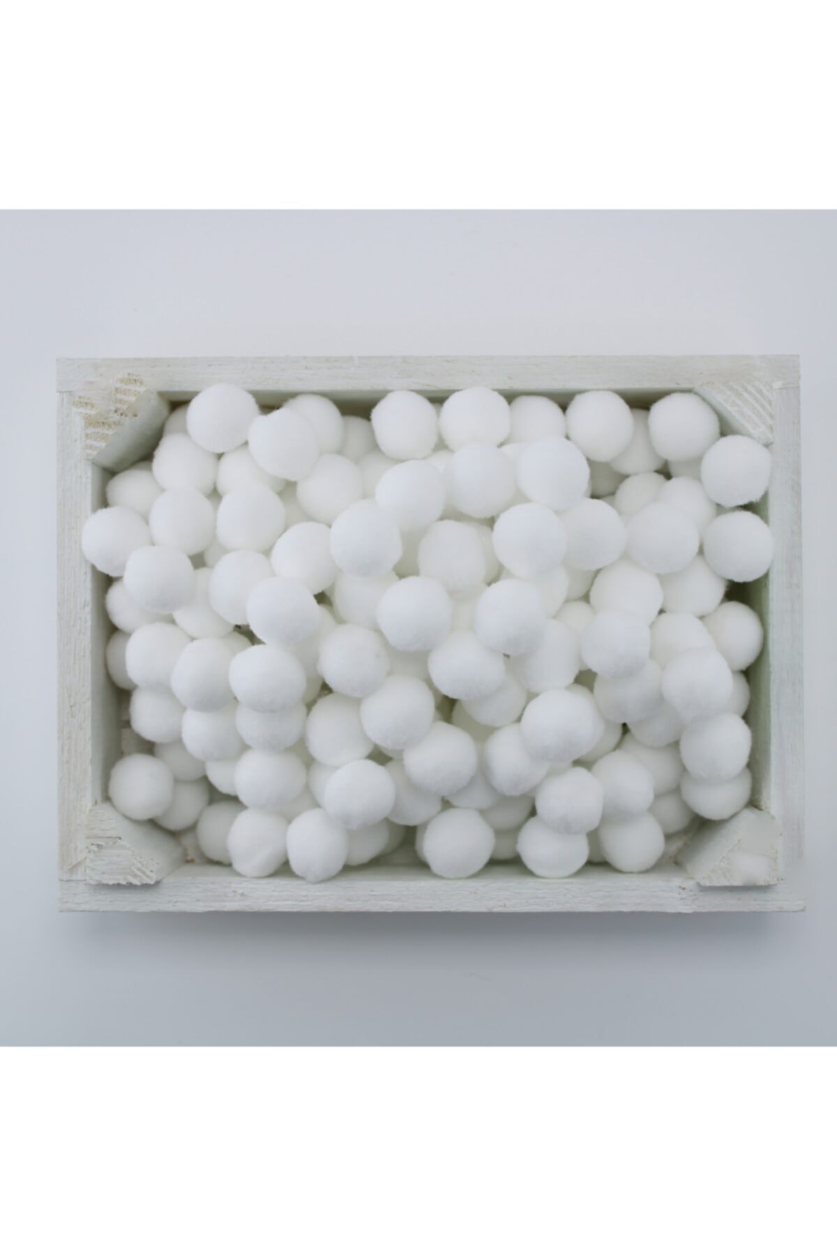 ELİSA Peluş Ponpon 500'lü Beyaz