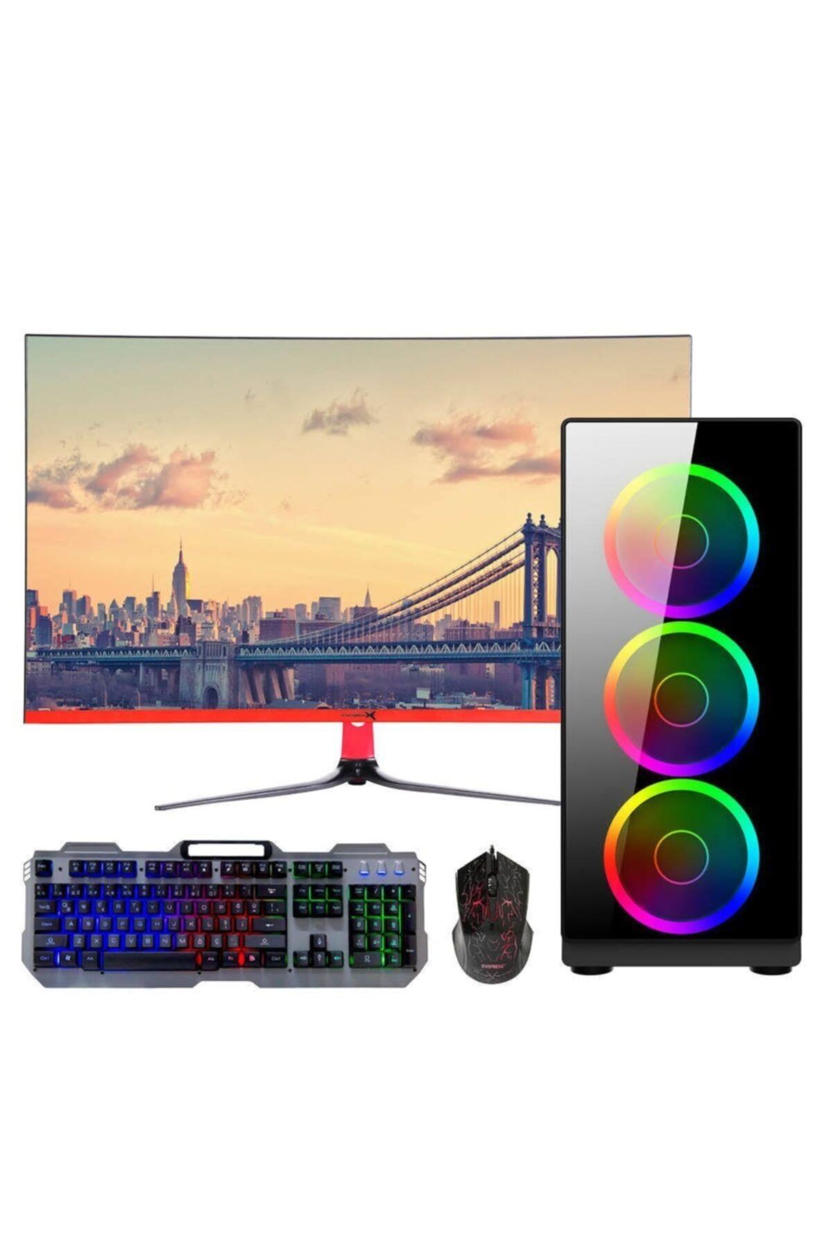 TURBOX Tx770 i3 4130 16GB Ram 480GB SSD 4GB GTX1650 27\
