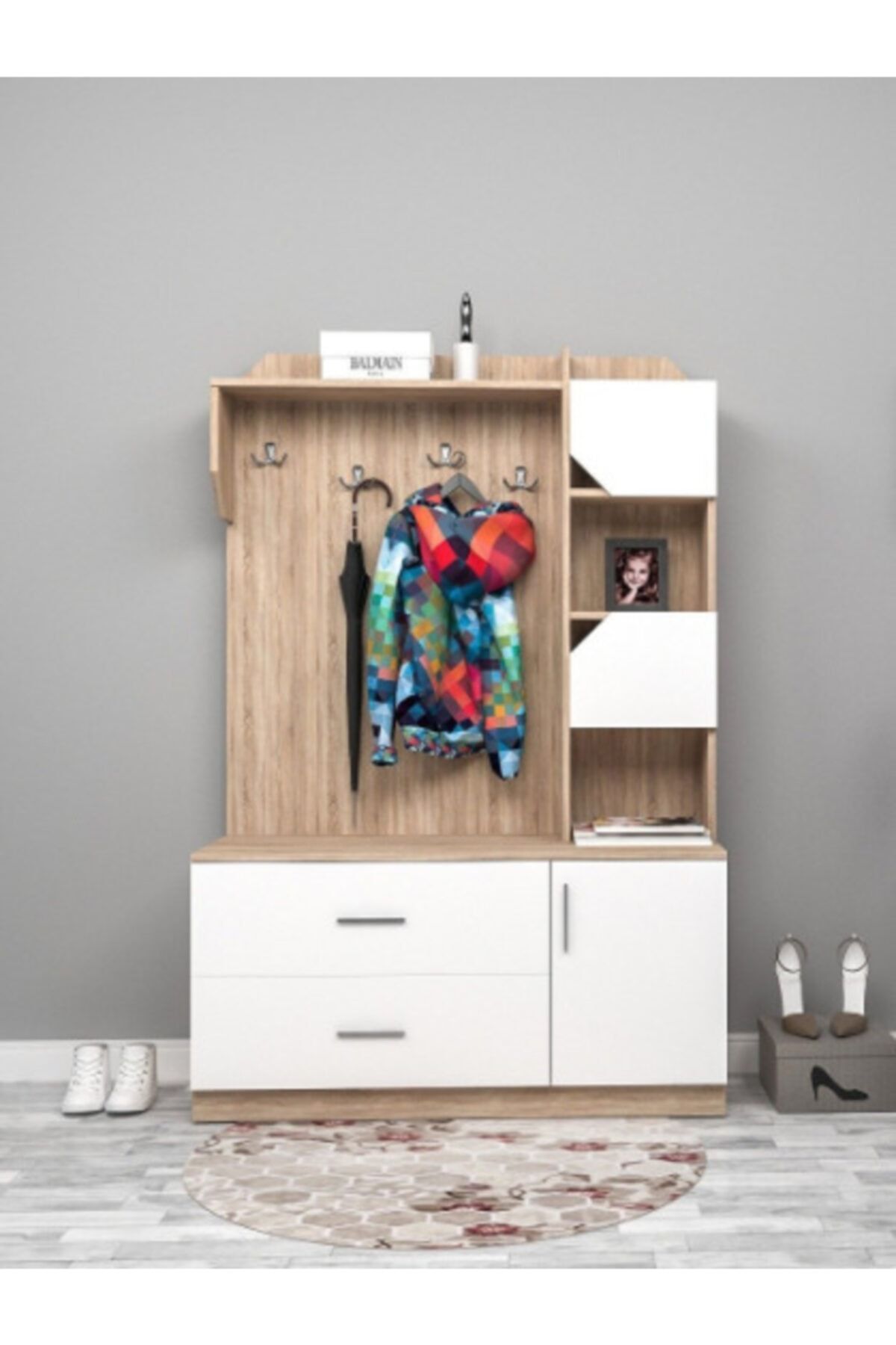 Alvers Mobilya Orange Portmanto Tamamı Mdf