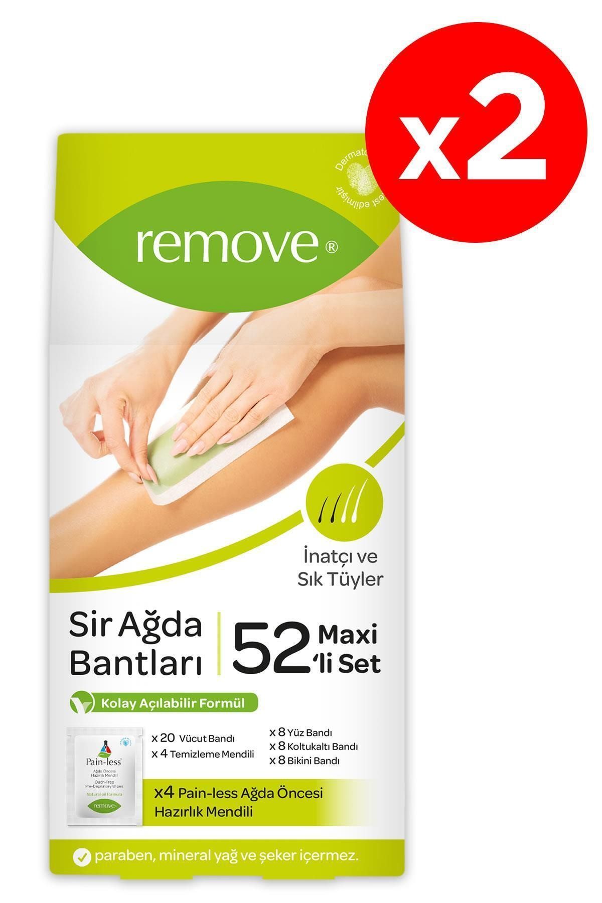 remove Sir Ağda Bant 52'li Inatçı-sık Tüyler X2 Adet