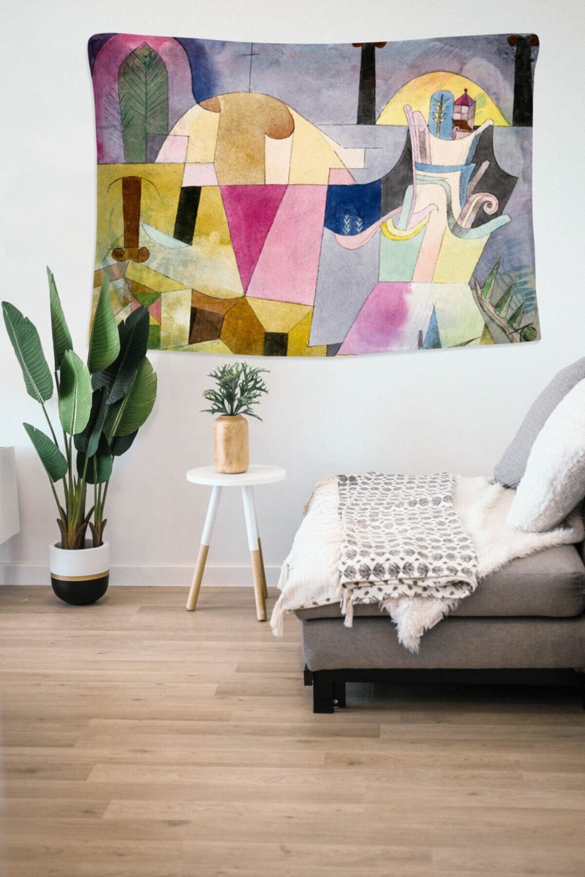 Markaev Renkli Puzzle Desenli Yıkanabilir Duvar Örtüsü 431