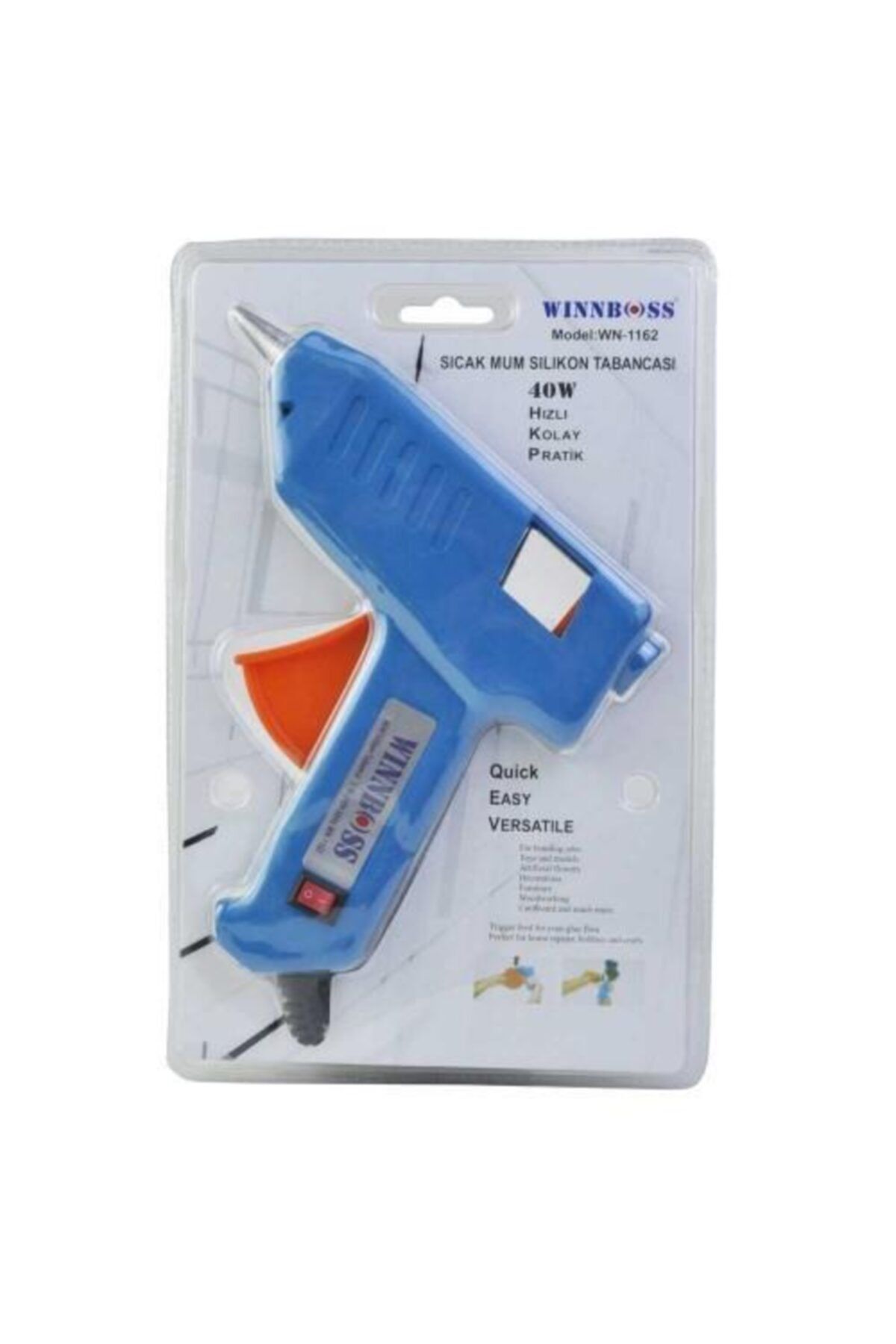 Tolun Trend Winnboss 40w Silikon Tabancası Açma Kapama Tuşlu