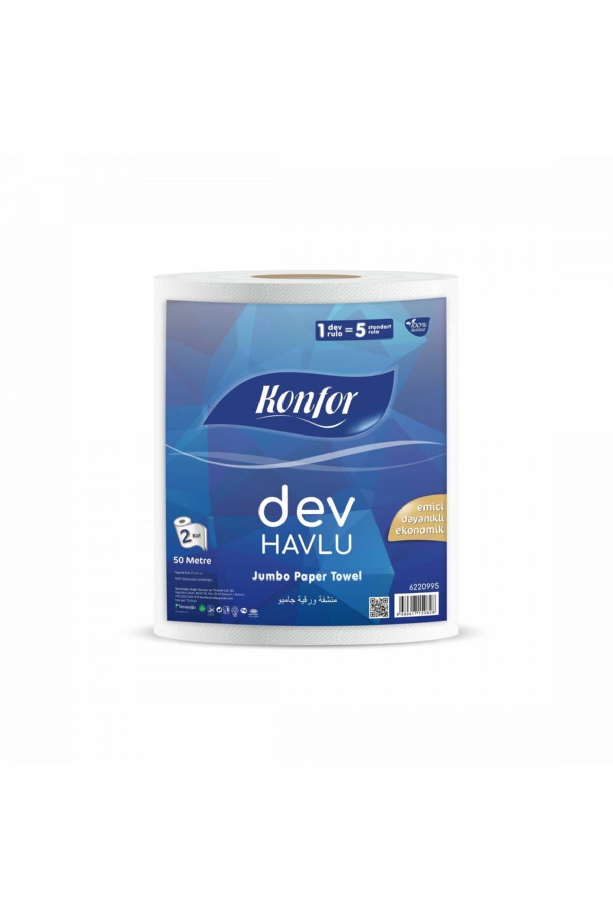 KONFOR Dev Rulo Havlu 6 Rulo X 50 m