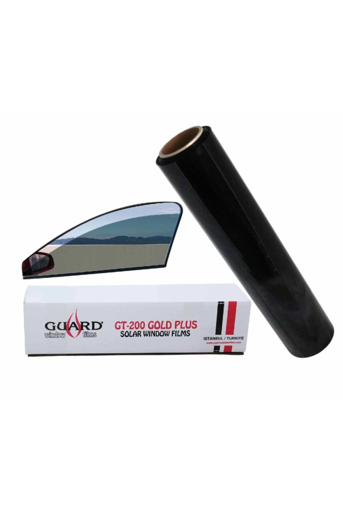 GUARD Gt-200 2 Ply Çizilmez 50 cm X 60 mt %35 Light Black Cam Filmi