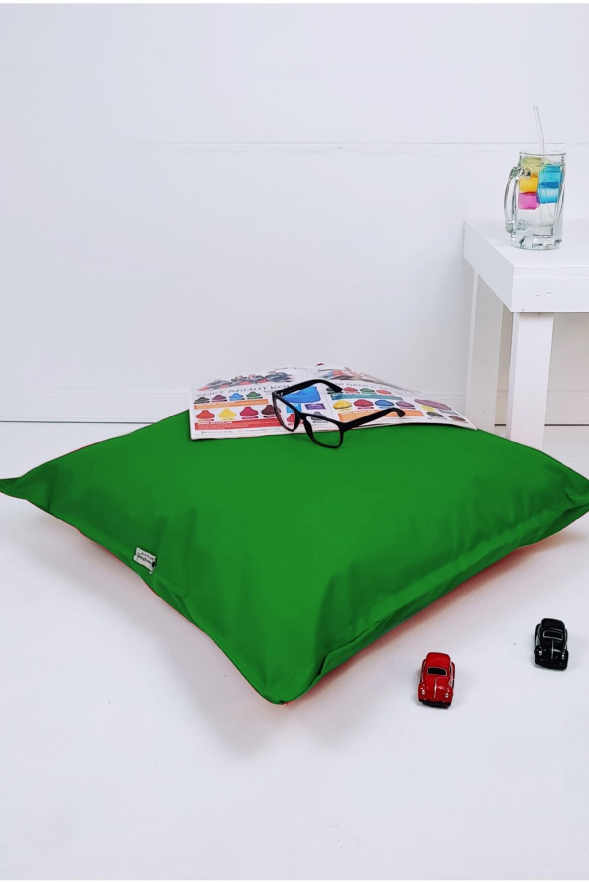 ARMUTPARK 70x70 Beach Yer Minderi Yeşil