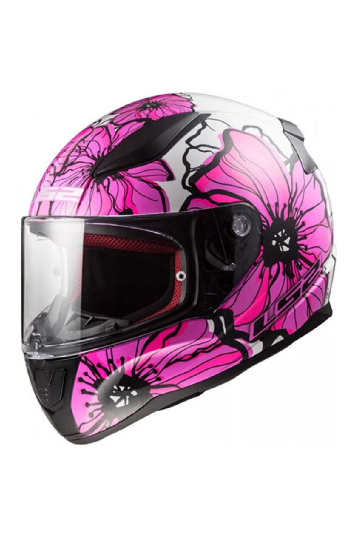 LS2 Rapıd Poppıes Pembe Kask