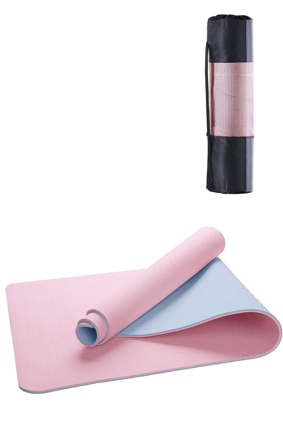 Gymo Ekolojik 6mm Tpe Yoga Matı Pilates Minderi Pembe