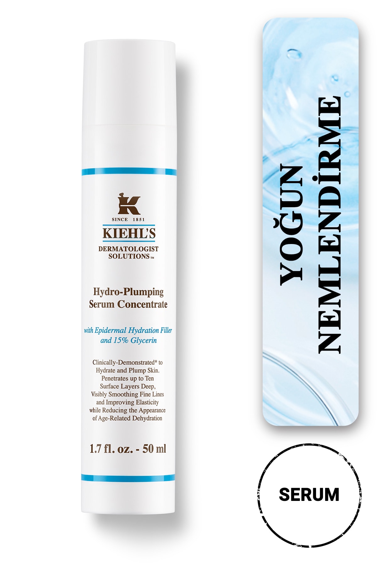 Kiehl's Hydro-plumping Cilde Dolgun Görünüm Veren Nem Serumu 50 Ml