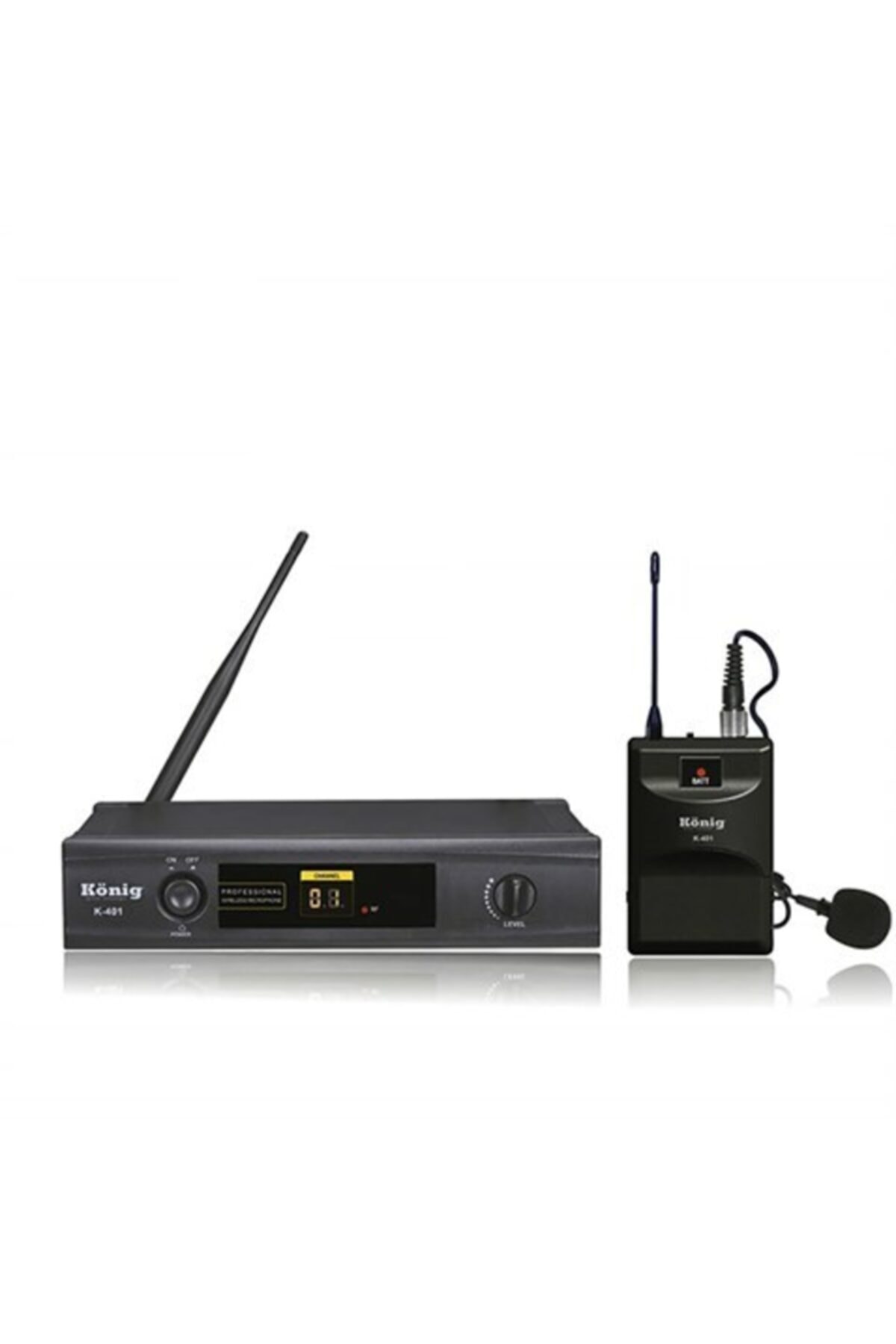 König K-401 Yaka Tek Kanal Uhf Telsiz Mikrofon