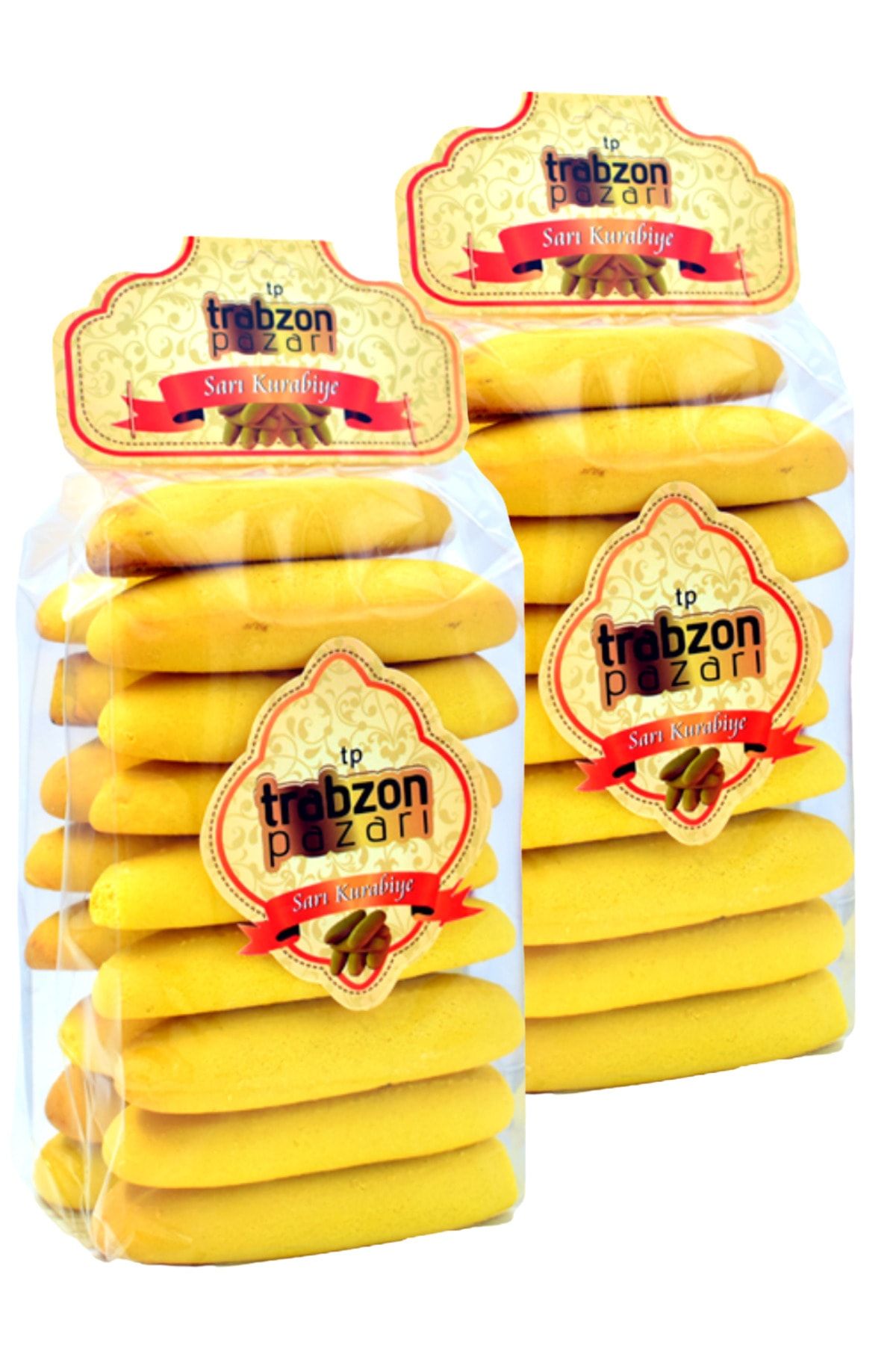 TRABZON PAZARI 2x400 gr Yöresel Trabzon Sarı Kurabiyesi