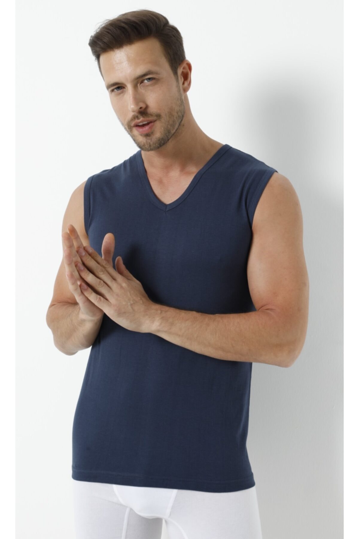 Disa 3'lü V Yaka 0 Kol Erkek Fanila