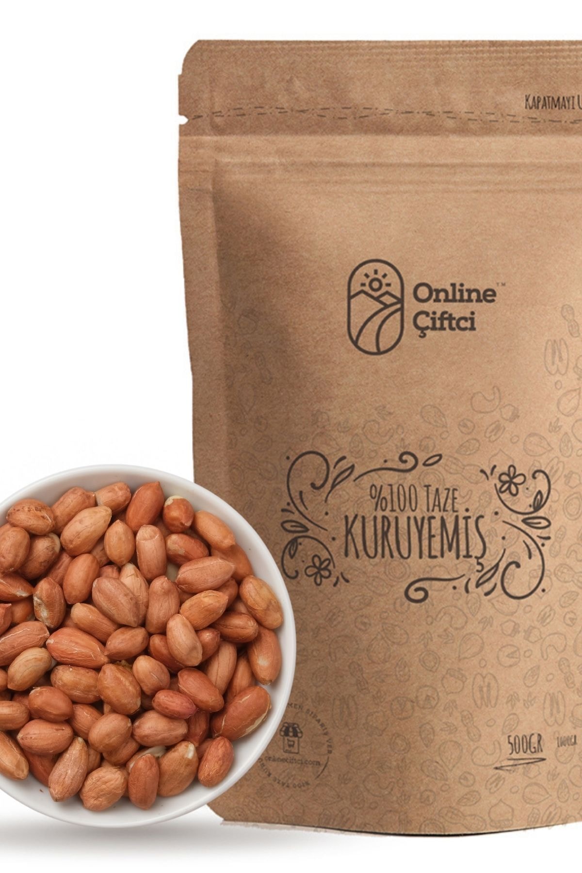 Karlıoğlu Çiğ Yer Fıstığı 500gr