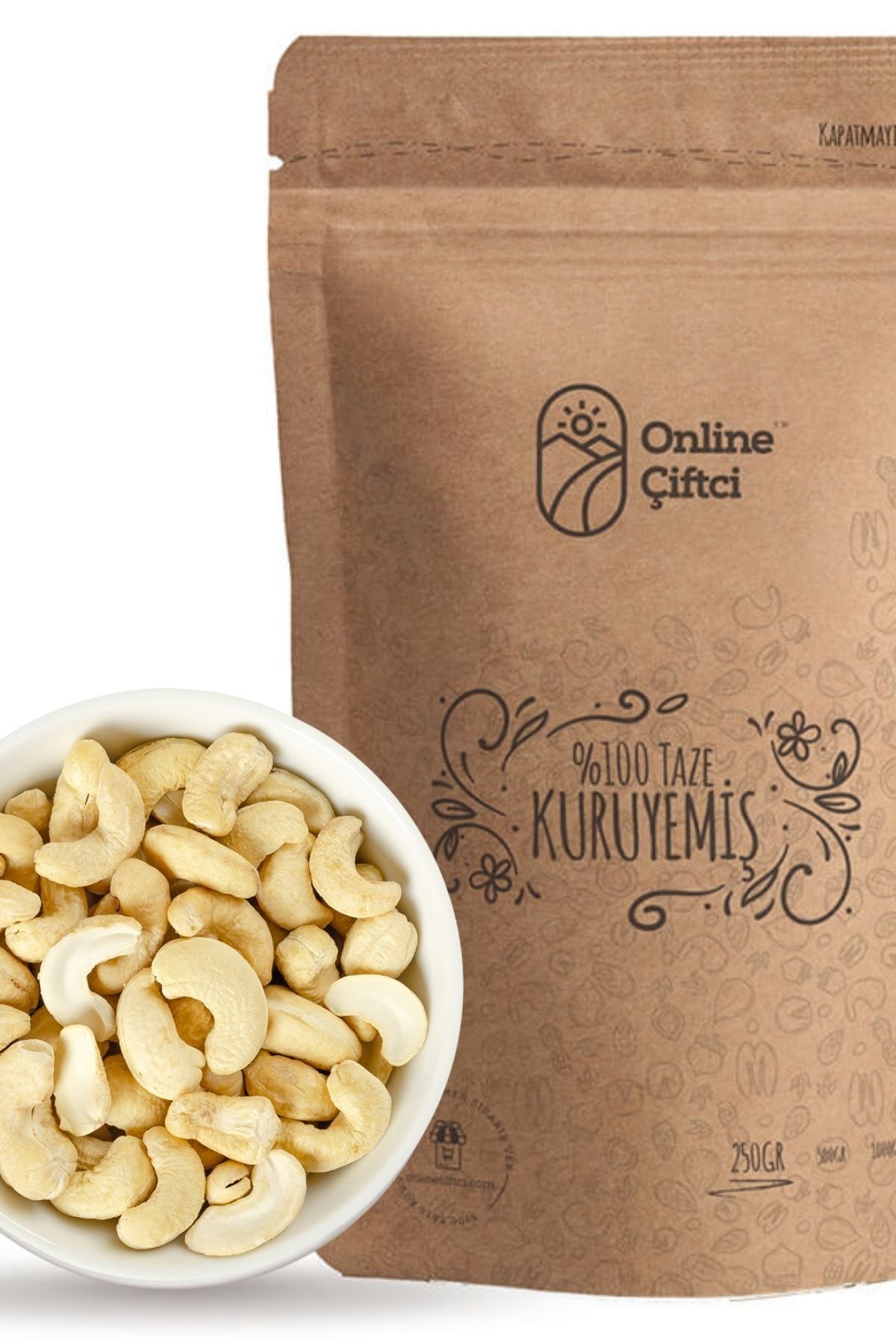 Karlıoğlu Çiğ Kaju 250gr