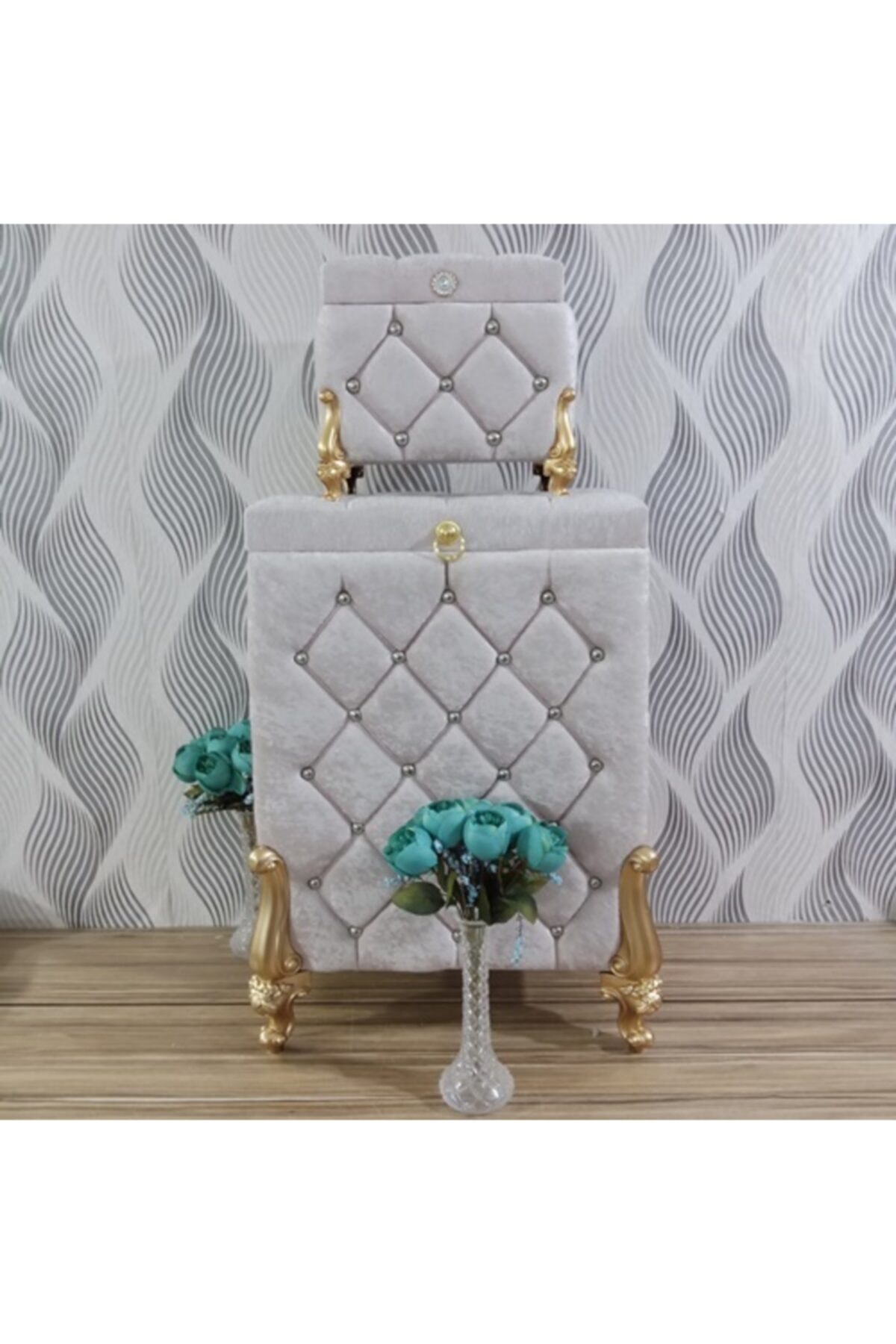 Sonem Çeyiz Kirli Banyo Çamaşır Sepeti 2'li 0926p