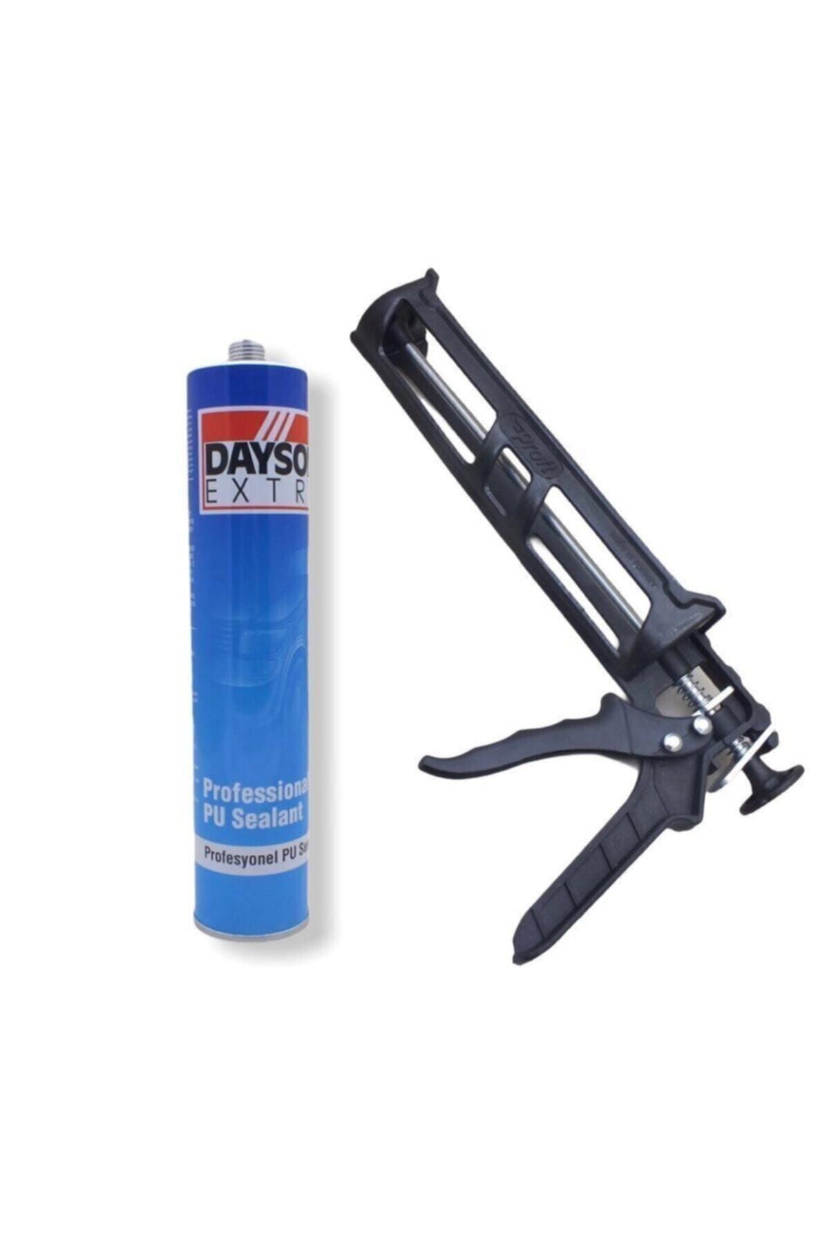 DAYSON Pu Mastik Silikon Yapıştırıcı Siyah 280 ml Silikon Tabancası