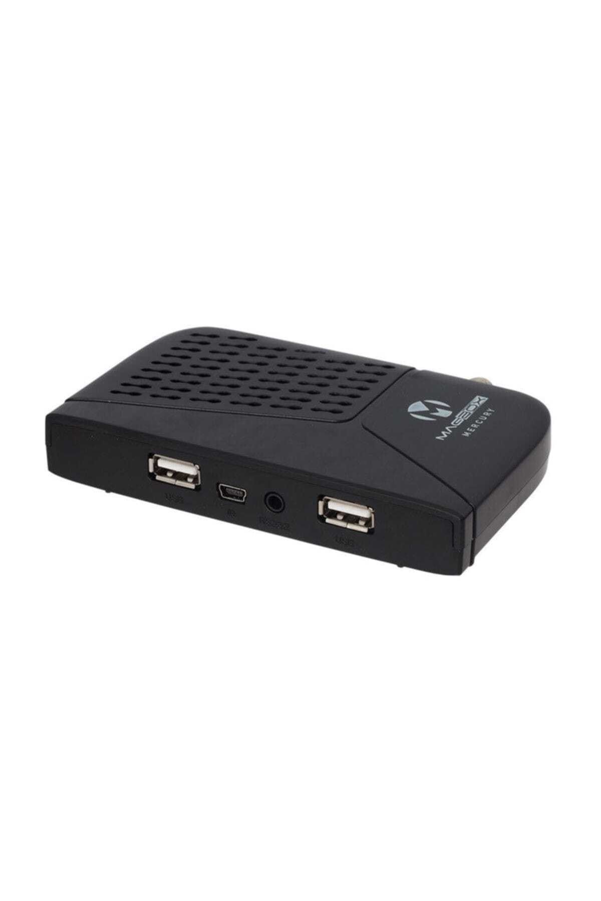 MAGBOX MERCURY FULL HD ÇİFT USB'Lİ MİNİ UYDU ALICISI TKGS'Lİ DSPLAY Lİ YOUTUBE'LU