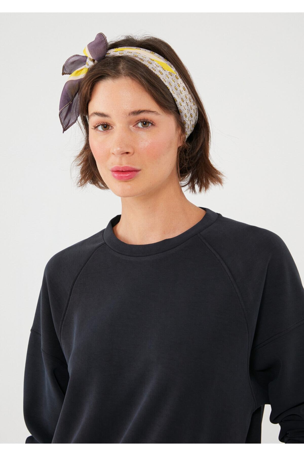 Mavi Puantiyeli Sarı Bandana 198911-32206
