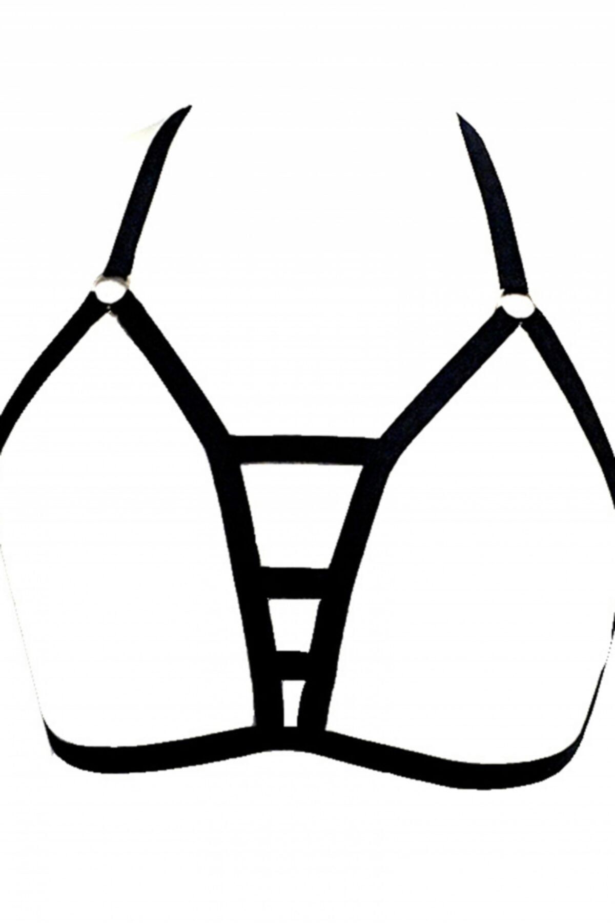The She Deri İç Giyim Büyük Beden Özel Tasarım Harness- Apftbs92