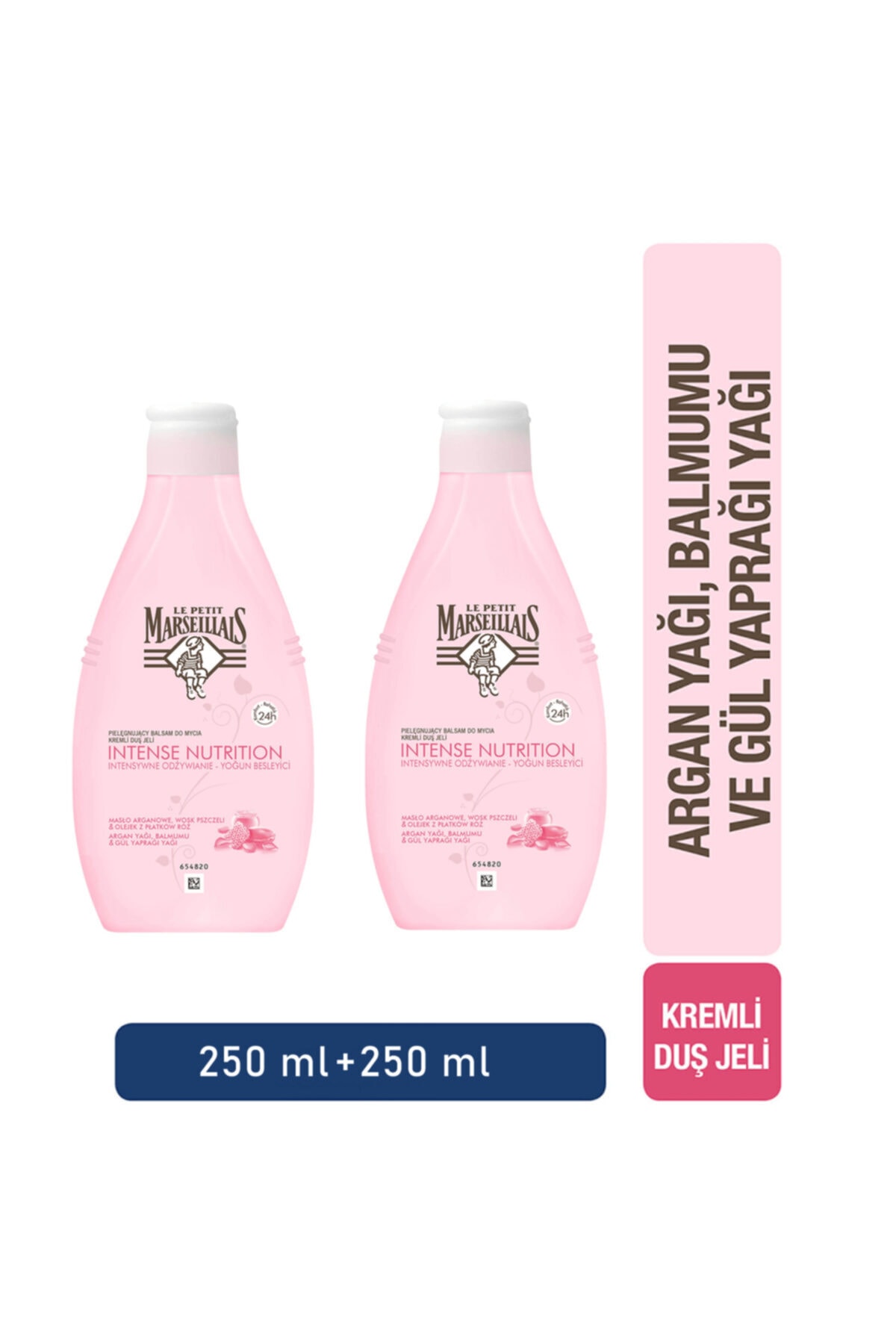Le Petit Marseillais Argan Yağı Balmumu & Gül Yaprağı Yağı Duş Jeli 250 Ml X2