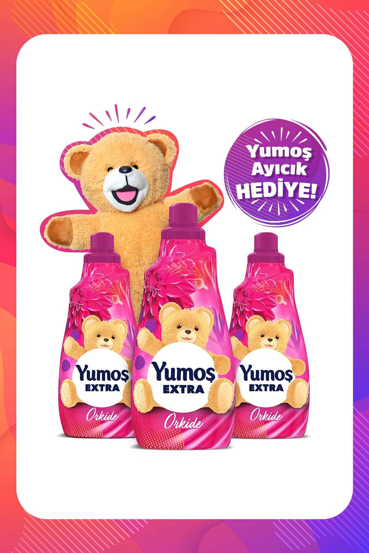 Yumoş Extra Konsantre Çamaşır Yumuşatıcı Orkide 1440 ml 60 Yıkama X3