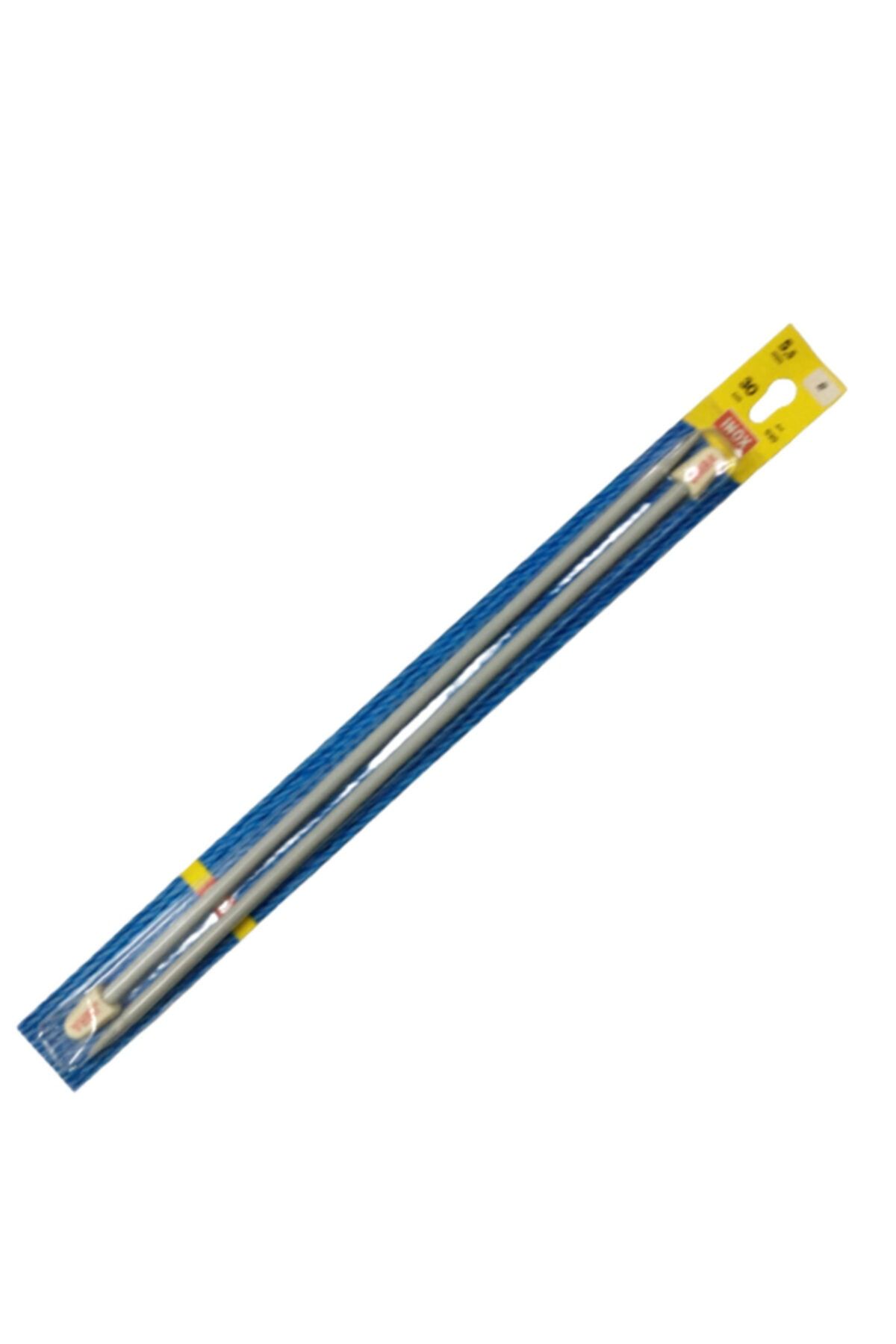 EleganTShoP Inox Metal 30 Cm El Örgü Şişi 5,5 Mm