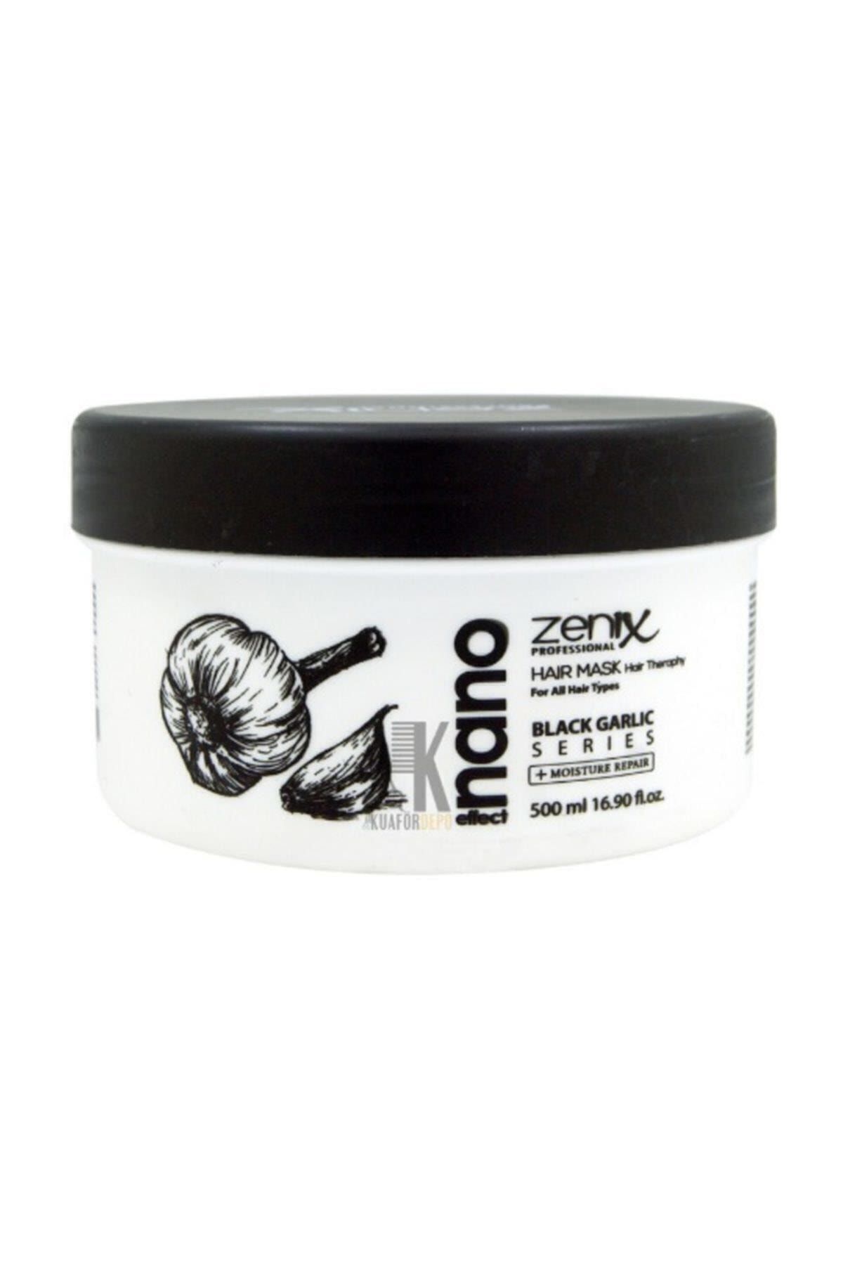 Zenix Saç Maskesi Siyah Sarımsak Maskesi 500 Ml
