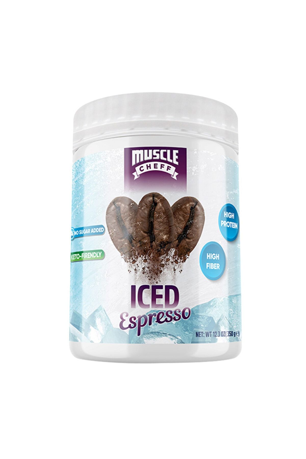 MUSCLE CHEFF Iced Espresso Coffee 350 Gr Espresso