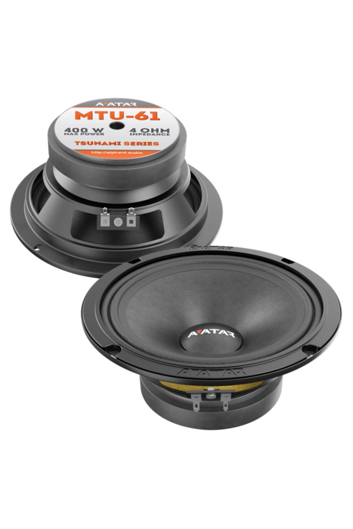 Avatar Mtu-61 16 Cm 400w 200rms Profesyonel Midrange 1 Takım 2 Adet