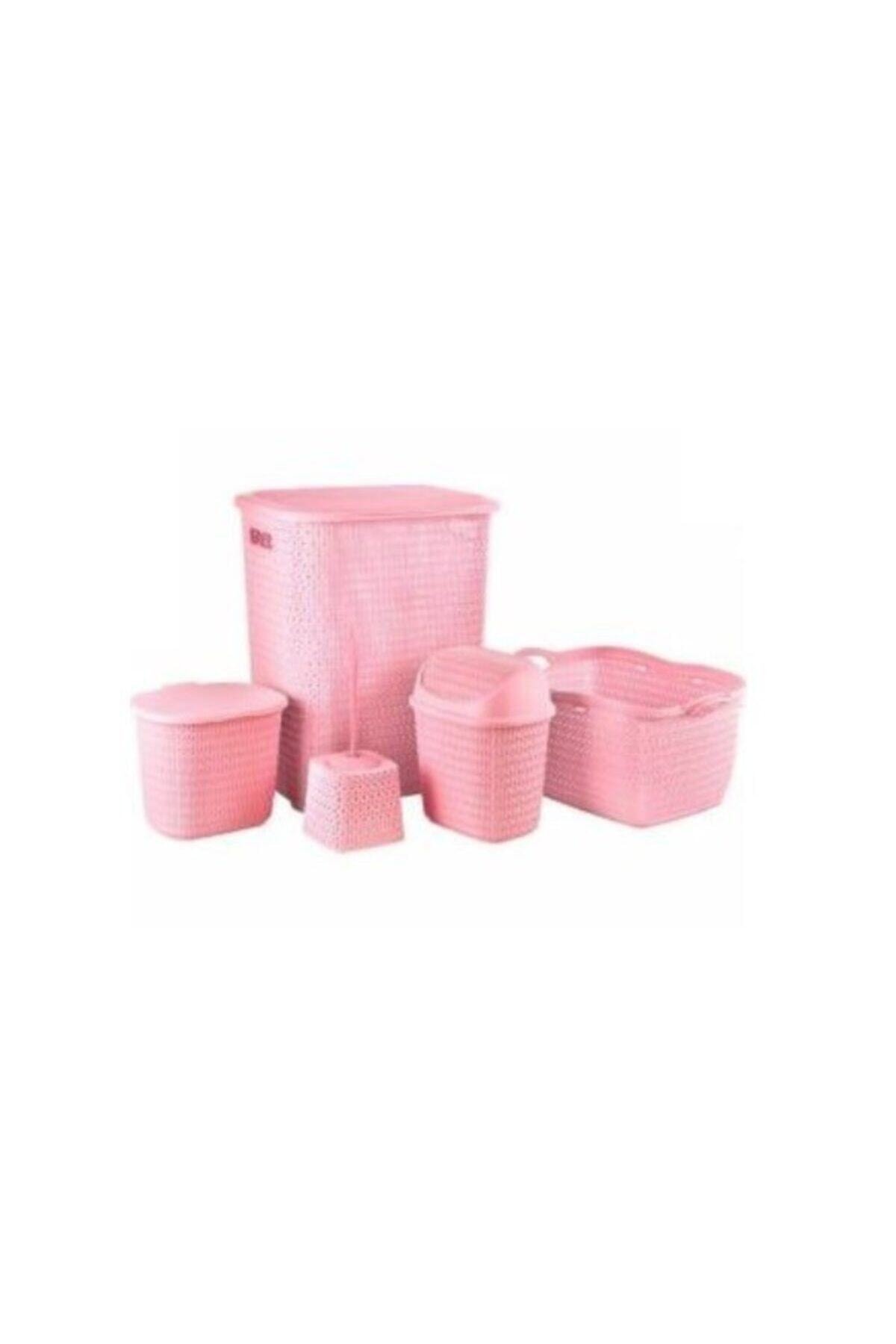 Abdik Plastik Abk 125 Örgü Desenli Banyo Çeyiz Seti