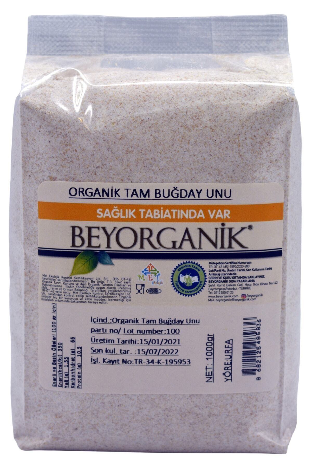 BEYORGANİK Tam Buğday Unu 1000gr