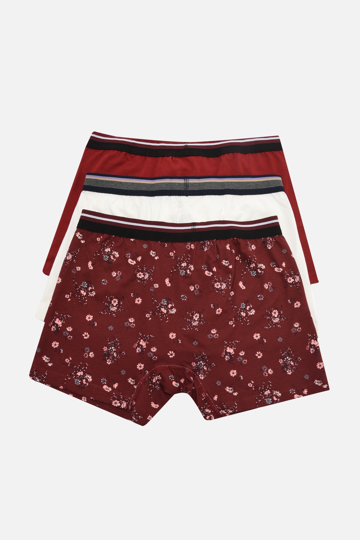 TRENDYOL MAN Çok Renkli Erkek 3'lü Paket Boxer TMNAW22BX0013
