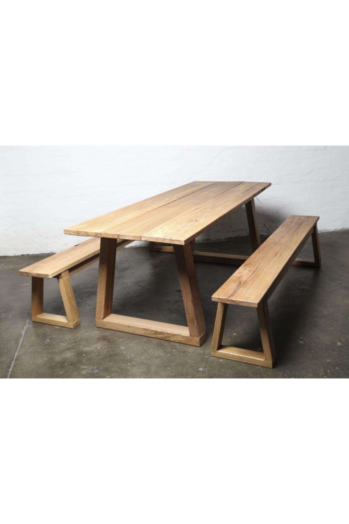 Woodart Ahşap Yemek Masası Ve Bench