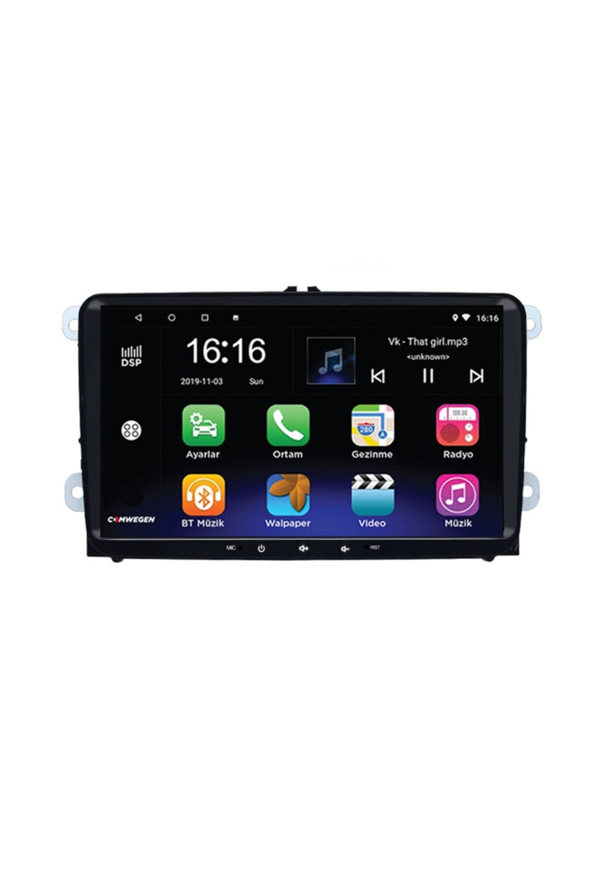 COMWEGEN Skoda Roomster Android 6gb Ram Carplay Multimedya Navigasyon