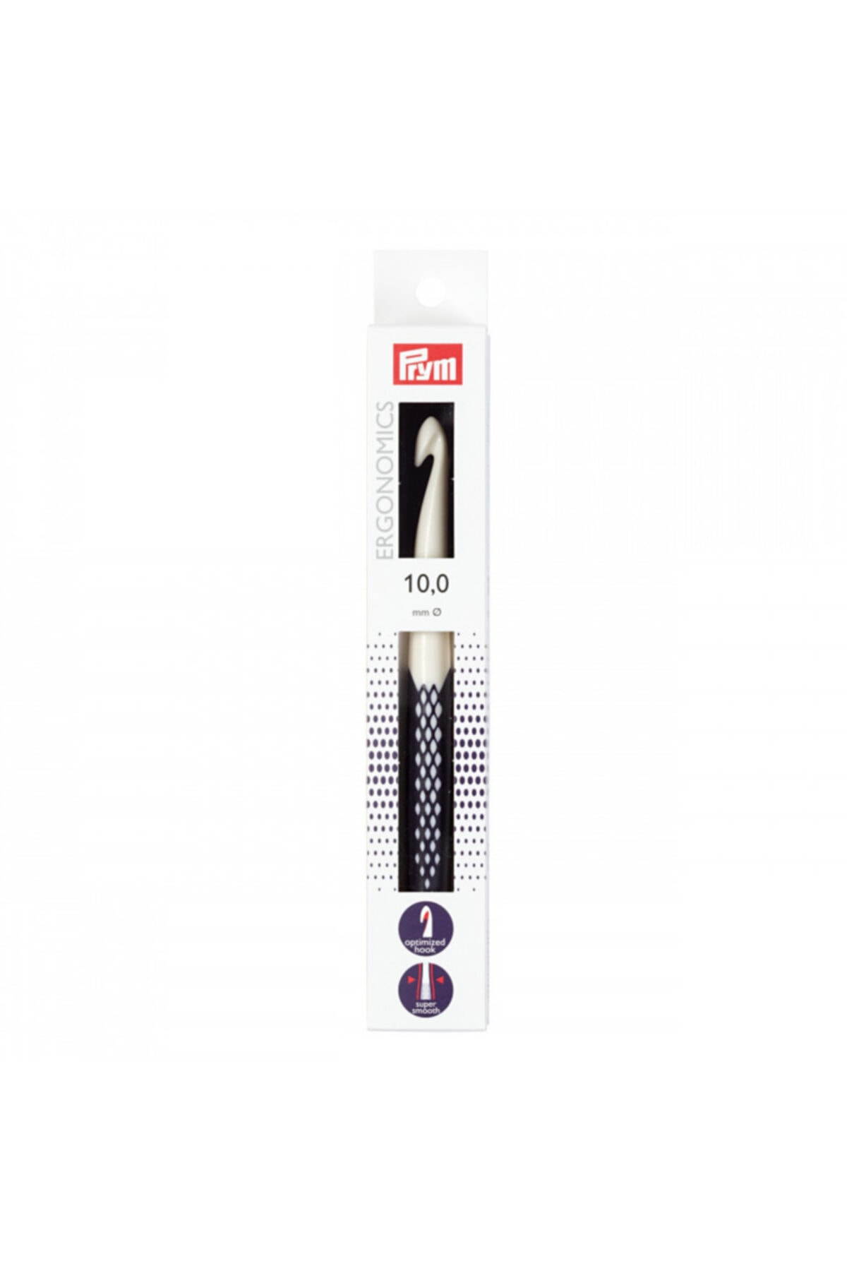 Prym Ergonomics Ergonomik Silikon Saplı Örgü Tığı 10 Mm 218492