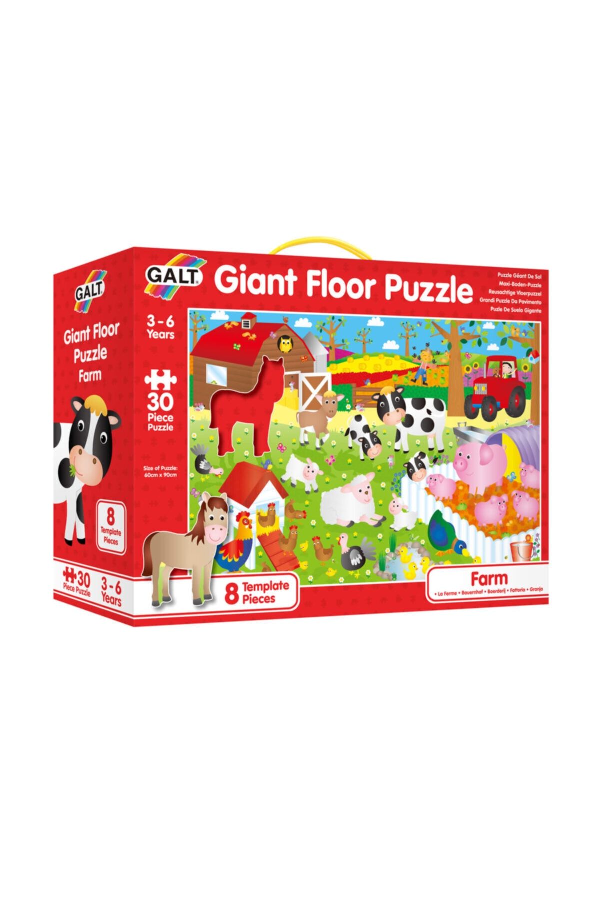 Galt Giant Floor Puzzle - Farm 30 Parça