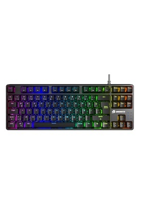 G23B Enigma TKL Rainbow Aydınlatmalı Red Switch Mekanik Siyah Oyun Klavyesi Image 0